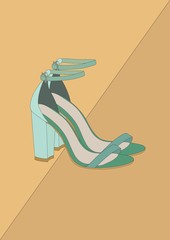 high heel shoes