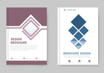  Business abstract vector template. Brochure design, cover of the modern layout, annual report, poster, flyer in A4 format with colorful geometric figures on a light background.