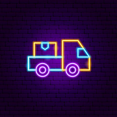 Truck Delivery Neon Sign
