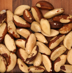 Organic brazil walnut. For texture or background.
