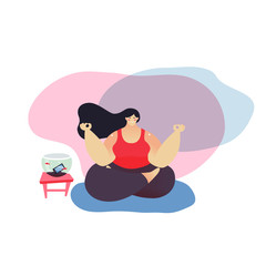 Digital detox - concept vector illustration. An idea of gadget disconnecting, healthy lifestyle, escape from internet and digital media addiction.