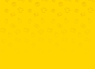 bright yellow color background icon