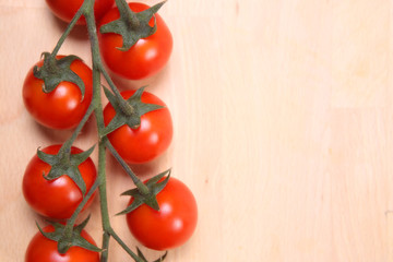 red ripe Pachino tomatoes