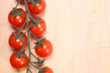 red ripe Pachino tomatoes