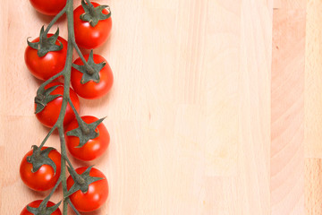 red ripe Pachino tomatoes