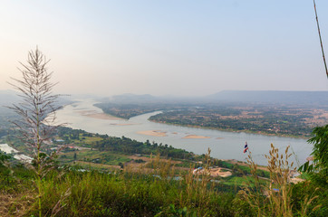 Beautiful view of Mekong River at Pha Tak Sue, Sangkhom District, Nong Khai, Thailand
