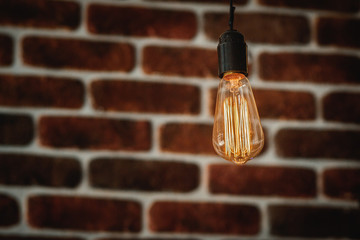 tesla lamp decor, loft style