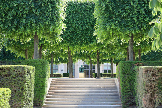 The Tuileries Garden In Paris Deserted By Tourists During The Lockdown