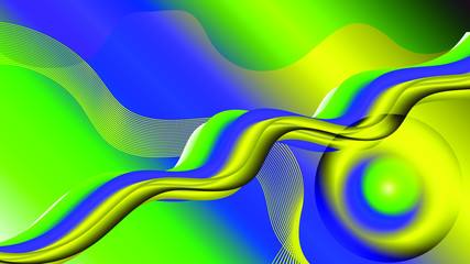 abstract colorful background with waves