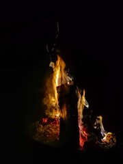 Feuer in Feuerkorb
