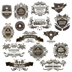 Vintage premium quality emblem