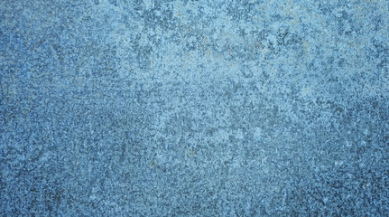abstract metallic zinc background texture close up. Galvanized iron. blue grunge old metal surface. template for design
