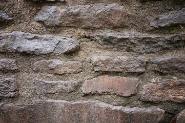 Close up of stone wall