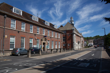 Fototapeta na wymiar The Police Station in High Wycombe, Buckinghamshire, UK