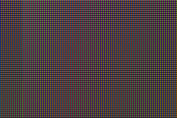 Close up seamless texture of LSD monitor pixels in the form of arrows pointing to the right