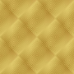  Luxury golden design for wallpaper, fabric. Gold 3d seamless pattern.Modern surface texture. Decorative geometric ornaments.