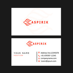 Fototapeta premium Modern corporate business card template