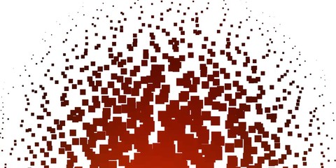 Light Orange vector pattern in square style. New abstract illustration with rectangular shapes. Modern template for your landing page.