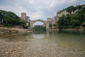 Stari Most, also known as Mostar Bridge, is a rebuilt 16th-century Ottoman bridge in the city of...