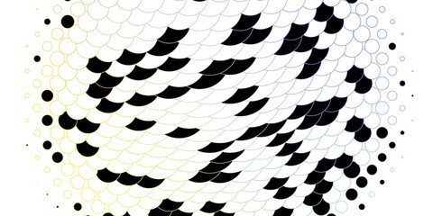 Light Multicolor vector layout with circle shapes. Abstract decorative design in gradient style with bubbles. Pattern for wallpapers, curtains.