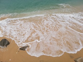 sea waves on the beach