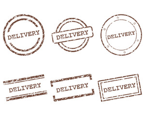 Fototapeta premium Delivery Stempel