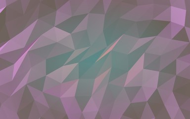 Obraz premium Abstract triangle geometrical violet background. Geometric origami style with gradient. 3D illustration