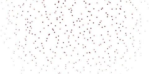 Dark Red vector pattern with spheres. Abstract decorative design in gradient style with bubbles. New template for a brand book.