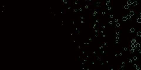 Dark Blue, Green vector layout with circle shapes. Modern abstract illustration with colorful circle shapes. Pattern for wallpapers, curtains.