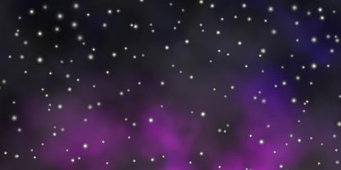 Naklejka premium Dark Pink, Blue vector texture with beautiful stars. Blur decorative design in simple style with stars. Pattern for wrapping gifts.