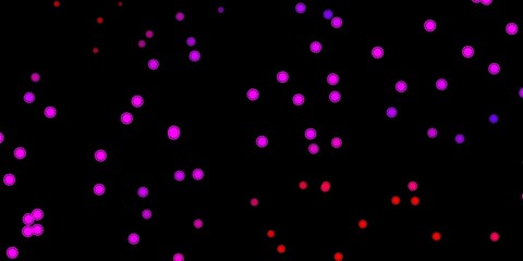 Fototapeta na wymiar Dark pink, red vector texture with disease symbols.