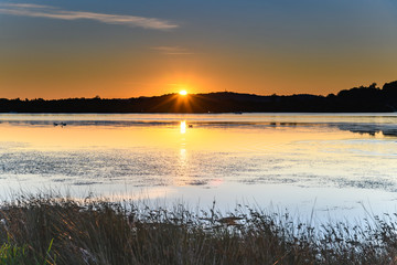 Soft and Gentle Sunrise over the Bay