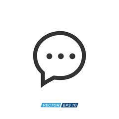 Talking Community Icon Design Vector