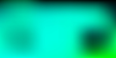 Light Green vector blurred template.