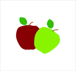 apple fruit. illustration for web and mobile design.