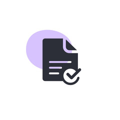Verfied Document -  Icon