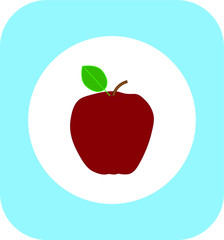 apple fruit. illustration for web and mobile design.