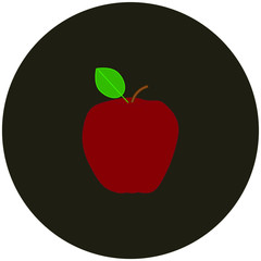 apple fruit. illustration for web and mobile design.