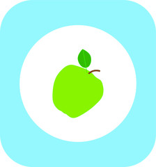 apple fruit. illustration for web and mobile design.