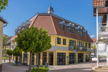 Fussg&auml;ngerzone in einer deutschen Kleinstadt