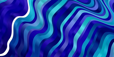 Light Pink, Blue vector template with lines. Illustration in abstract style with gradient curved.  Pattern for commercials, ads.