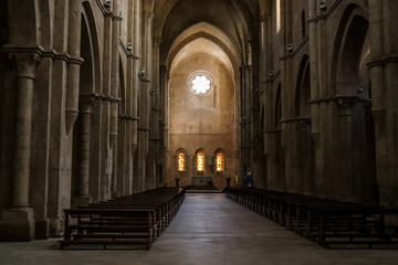 Fototapeta premium Abbazia di Fossanova - Interno - Priverno, Latina, Italy