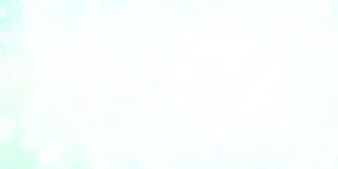 Light Green vector background with spots.