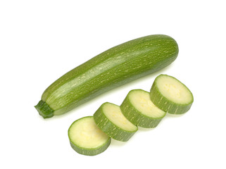 Squash, vegetables marrows, zucchini isolated on a white background