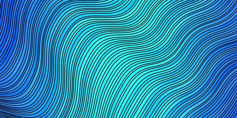 Fototapeta premium Light BLUE vector layout with circular arc. Abstract gradient illustration with wry lines. Design for your business promotion.