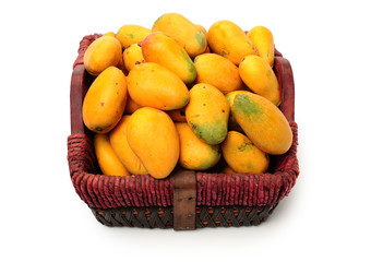 Mango on a white background