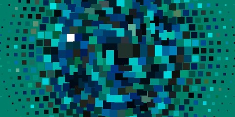 Light Blue, Green vector backdrop with rectangles. Rectangles with colorful gradient on abstract background. Template for cellphones.