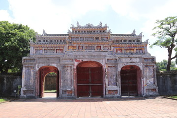Obraz premium Porte de la Cité impériale à Hué, Vietnam