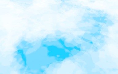 The bright sky in the morning. Blue sky background with white clouds. Cumulus white clouds in the clear blue sky. 3D illustration