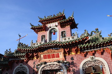 Portail d'un temple à Hoi An, Vietnam	